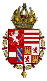 282. Mathias (1557-1619) archiduc d'Autriche, roi de Boh&ecirc;me, roi de Hongrie, roi de Germanie, puis empereur germanique.